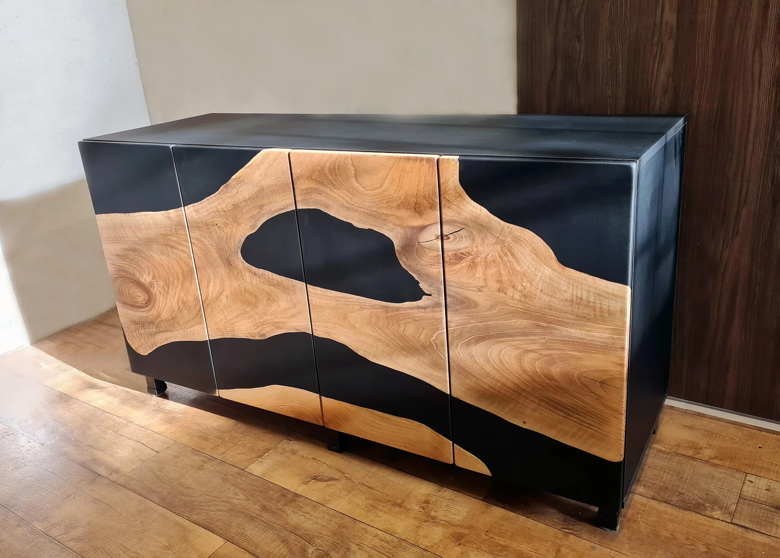 epoxy-wooden-buffet-cabinet
